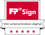 Logo: FP Sign - "Wir unterschreiben digital"